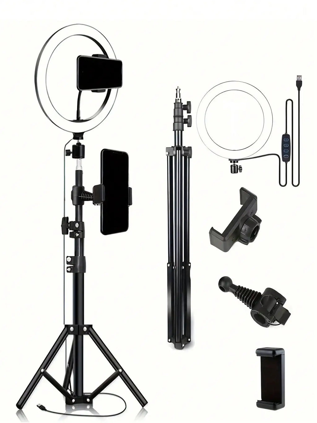 GlowStream Pro™ – 10” Ring Light & Tripod Kit