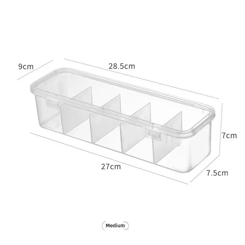 Transparent Data Cable Organizer Case for Office Home
