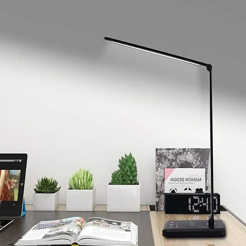 Gadgit Co™ Folding LED Desk Lamp | Wireless Charging, 3 Colour Temps, Timer