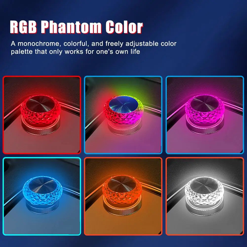 Gadgit Co Mini USB Ambient Light | Plug & Play, 8 Colours, Car & PC Compatible