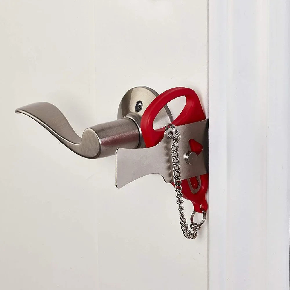 Gadgit Co Portable Travel Safety Door Lock | Universal, No Tools, Hotel & Home
