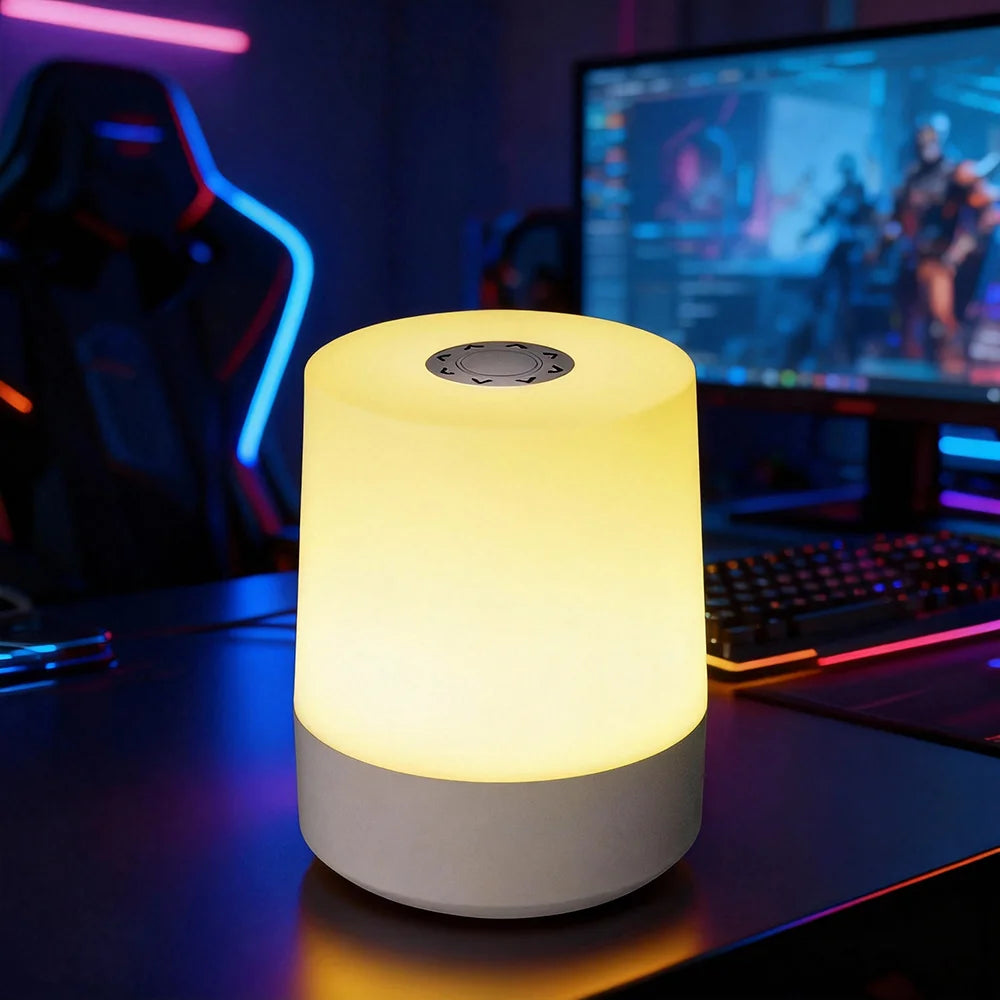 Gadgit Co ™ LED Night Light | RGB & 3CCT, Touch & Remote, USB Rechargeable