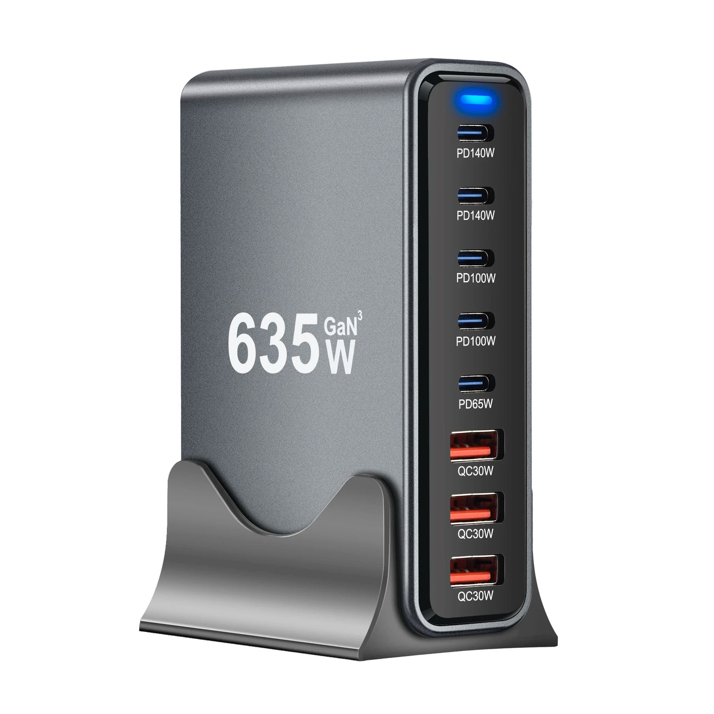 Gadgit Co PowerHub Station™ – Multi-Port GaN Desktop Charging Station | Up to 800W