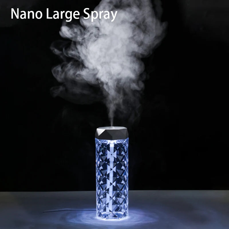 Gadgit Co 400ml USB Humidifier & Aroma Diffuser | RGB Mood Light, Home & Car