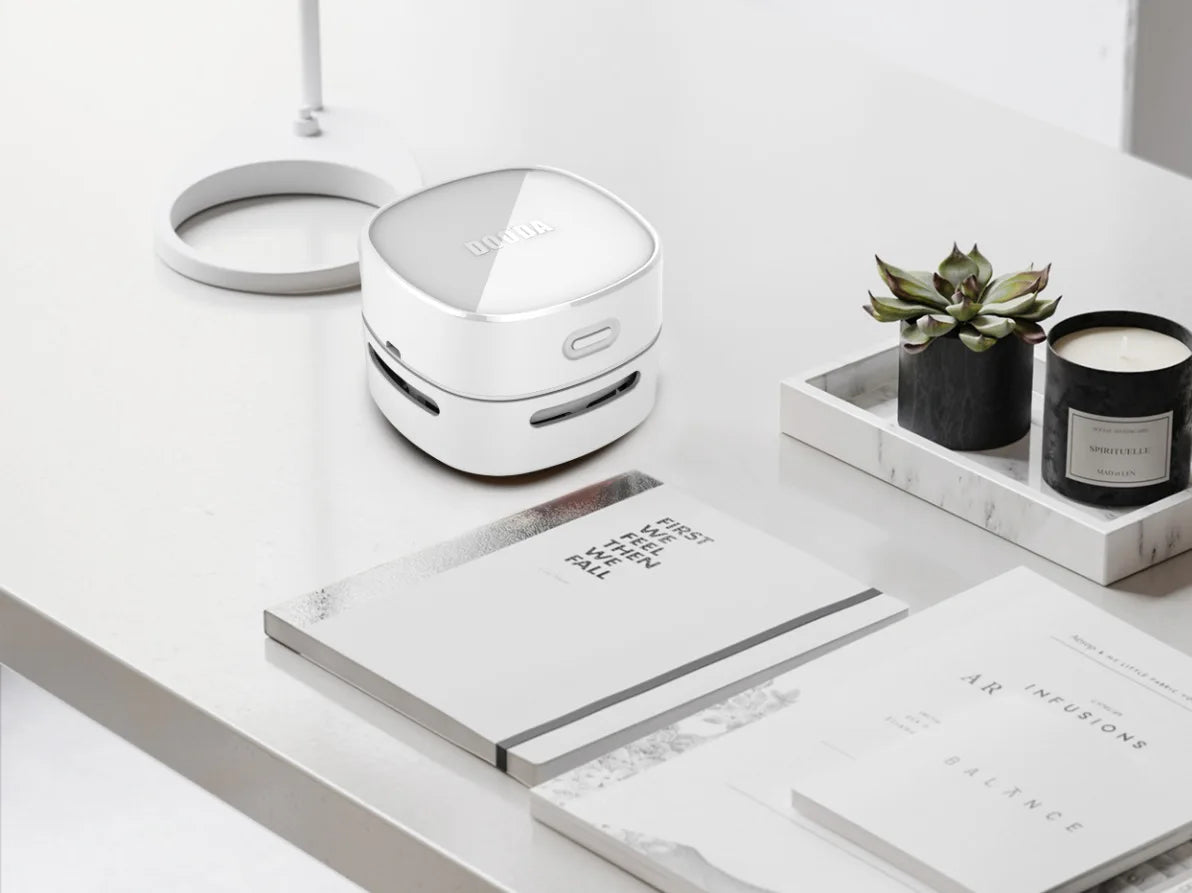 DeskSweep Pro™ – Wireless Mini Desktop Vacuum