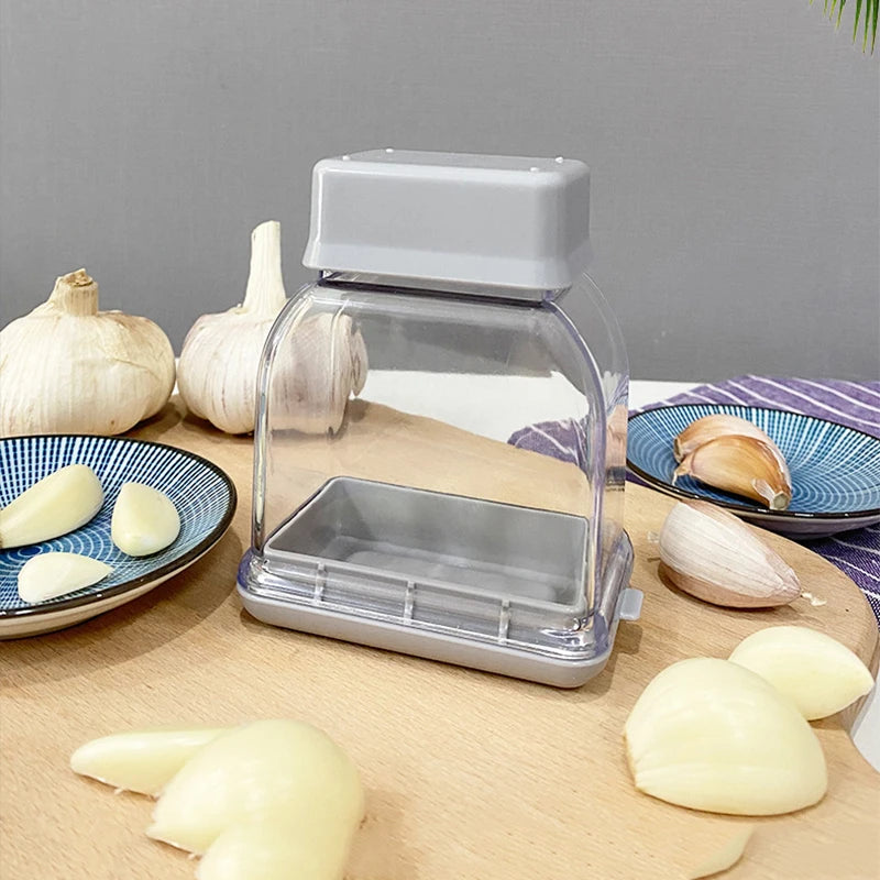 Gadgit Co Manual Garlic Press & Grater | Stainless Steel, Peeler & Cutter, Eco-Friendly