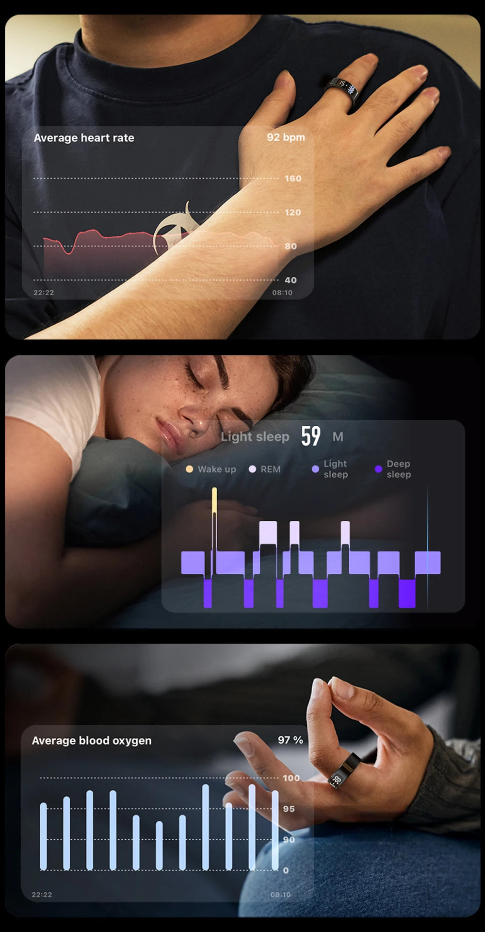 COLMI R12 – Smart Health Ring with Display