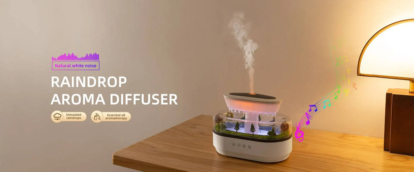 Gadgit Co Jellyfish Ultrasonic Humidifier & Aroma Diffuser | 250ml, 7 Colours, Remote
