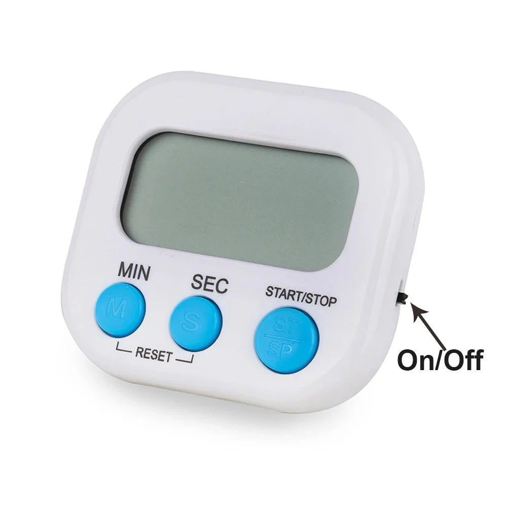 Gadgit Co Mini Digital Kitchen Timer | 99 Min, Magnetic, Stand, Loud Alarm, 4 Colours