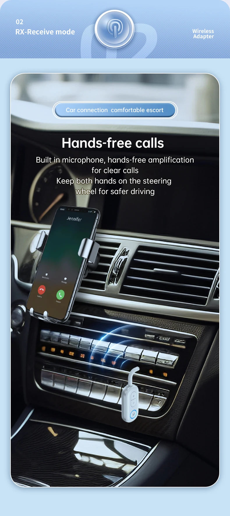 AirLink Pro™ – Bluetooth 5.3 Transmitter & Receiver Adapter
