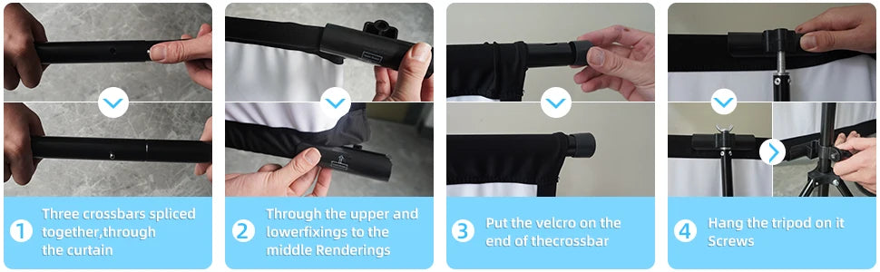 CineScreen Pro™ – Foldable 16:9 Projector Screen with Stand