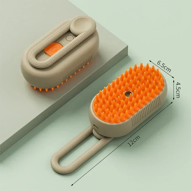SteamGroom Pro™ – 2-in-1 Pet Steam Brush