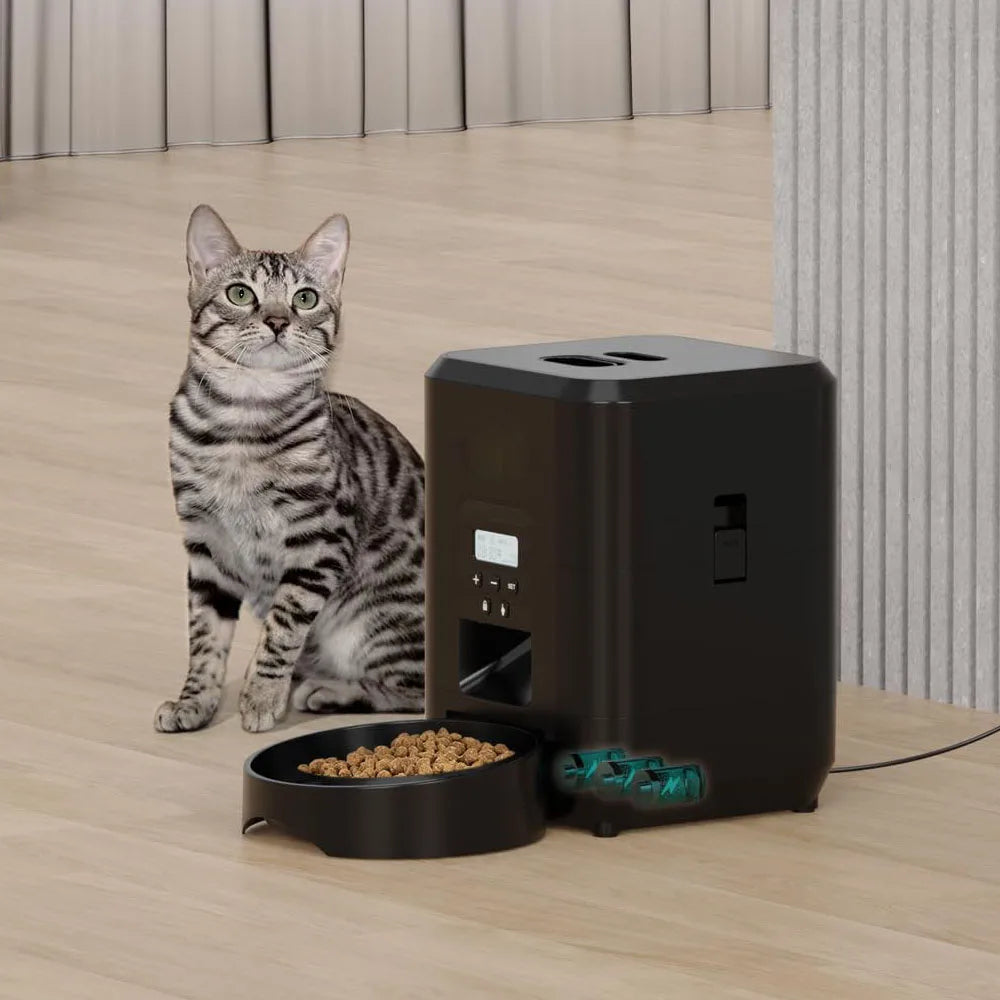 PetFlow Smart™ – Automatic Timed Pet Feeder