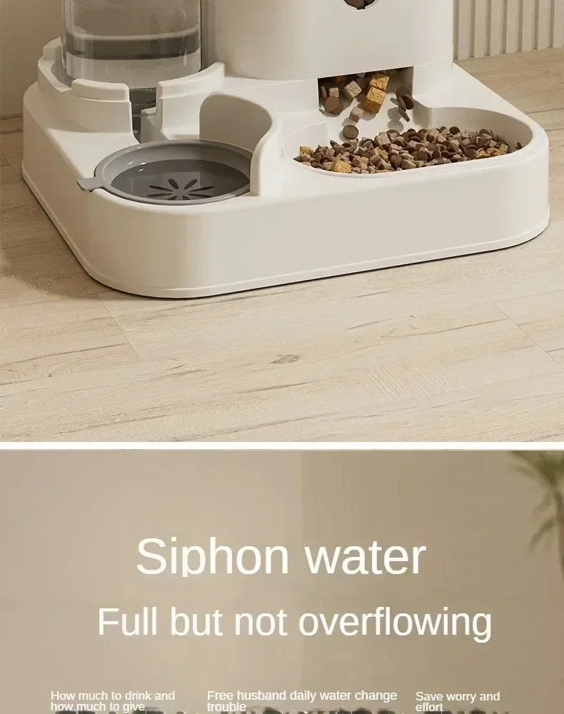 PetFlow Duo™ – Automatic Food & Water Dispenser