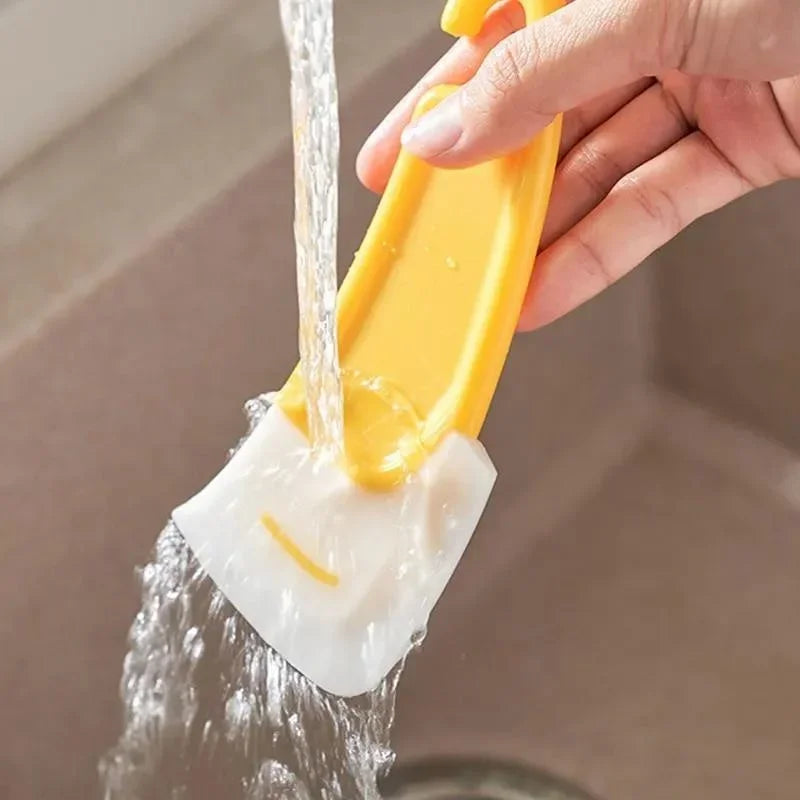 Gadgit Co Silicone Kitchen Scraper Spatula | Pan-Safe, Hanging Storage, 1/2/3pc