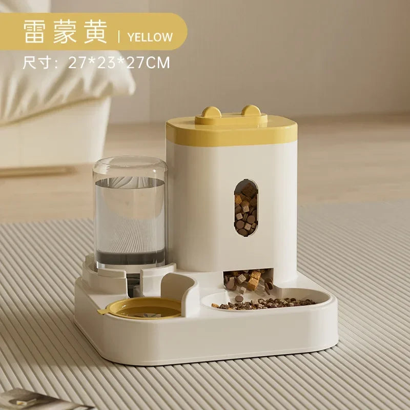 PetFlow Duo™ – Automatic Food & Water Dispenser
