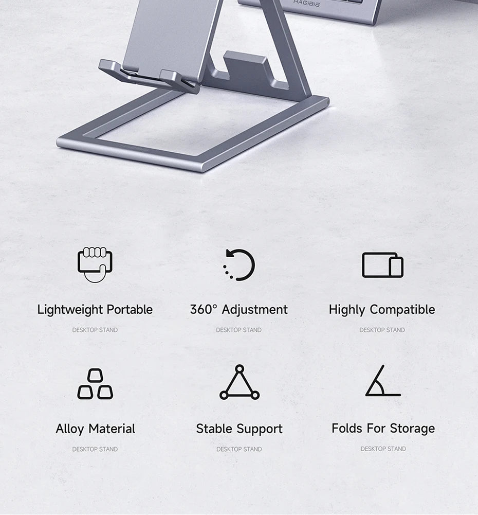 FlexStand Mini™ – Adjustable Universal Tablet & Phone Stand