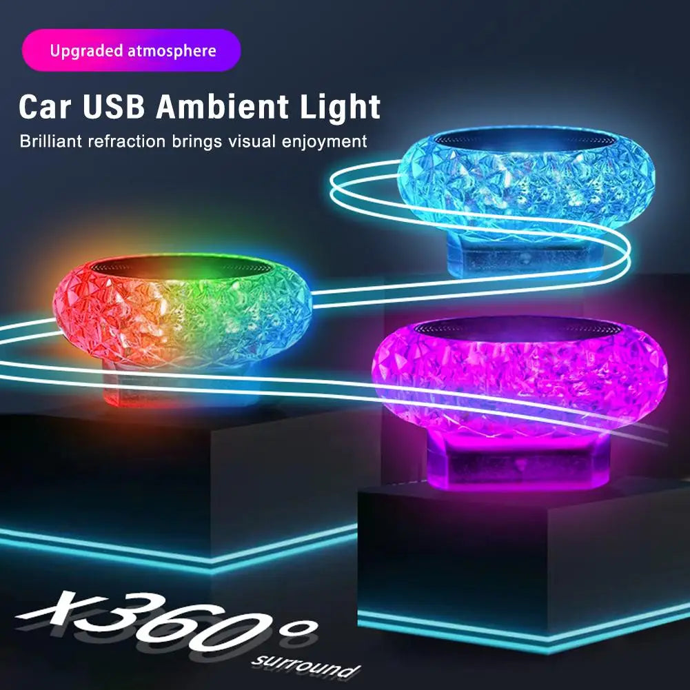 Gadgit Co Mini USB Ambient Light | Plug & Play, 8 Colours, Car & PC Compatible