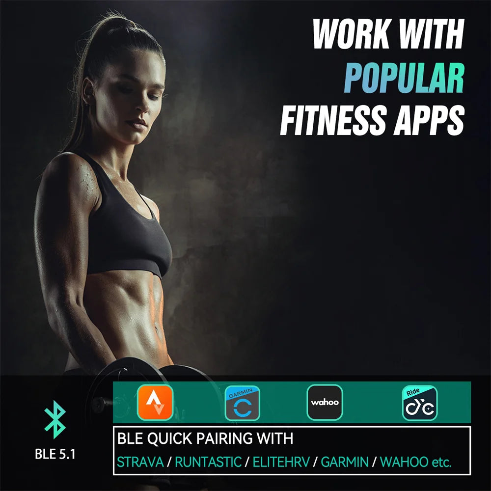 CYCPLUS HR Pro – Bluetooth & ANT+ Heart Rate Armband