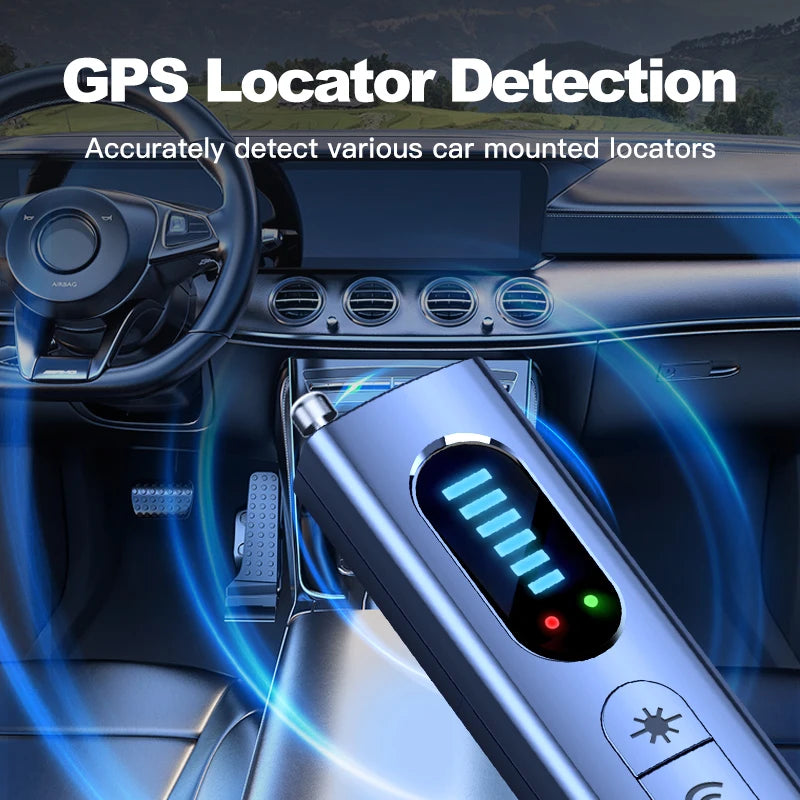 Gadgit Co T18 Multi-Function Anti-Spy Detector Pen | RF, Magnetic, Laser & Vibration