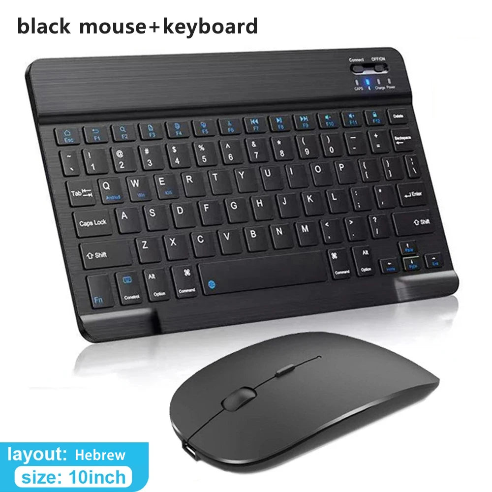Bluetooth Wireless Keyboard Mouse For IOS Android Windows Tablet For iPad Air Mini Pro