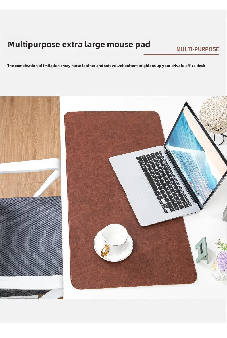Gadgit Co™ Waterproof PU Leather Desk Mat | Non-Slip, Easy-Clean, 5 Sizes