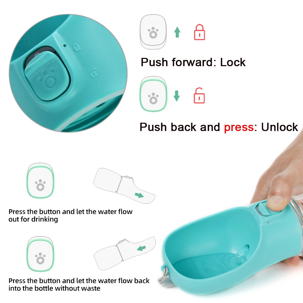 PetHydro Go™ – Portable Leakproof Dog Water Bottle