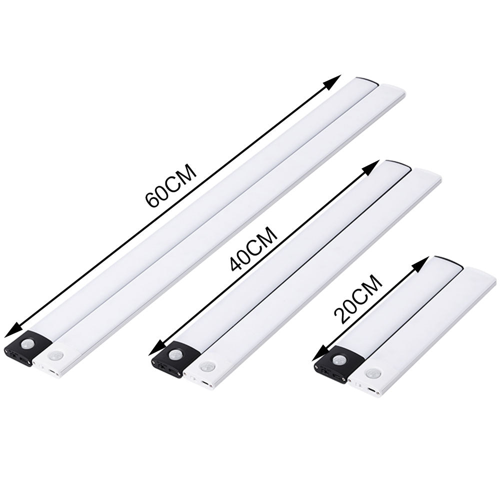 Gadgit Co Aluminum Motion Sensor LED Bar Light | 3 Colour Temps, Dimmable, 5 Sizes
