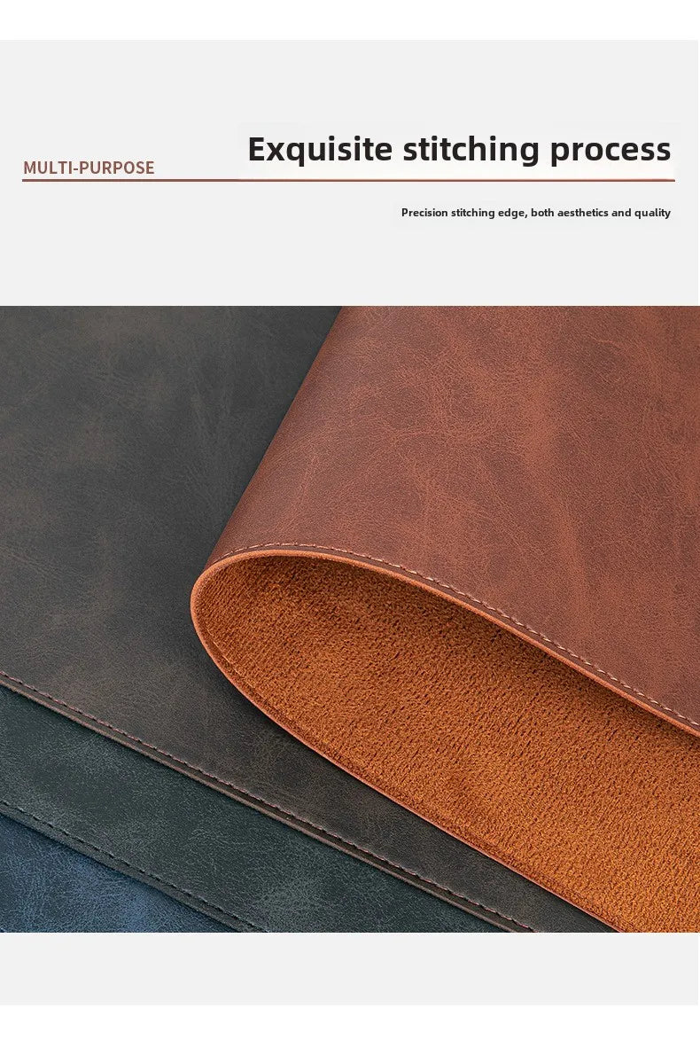 Gadgit Co™ Waterproof PU Leather Desk Mat | Non-Slip, Easy-Clean, 5 Sizes