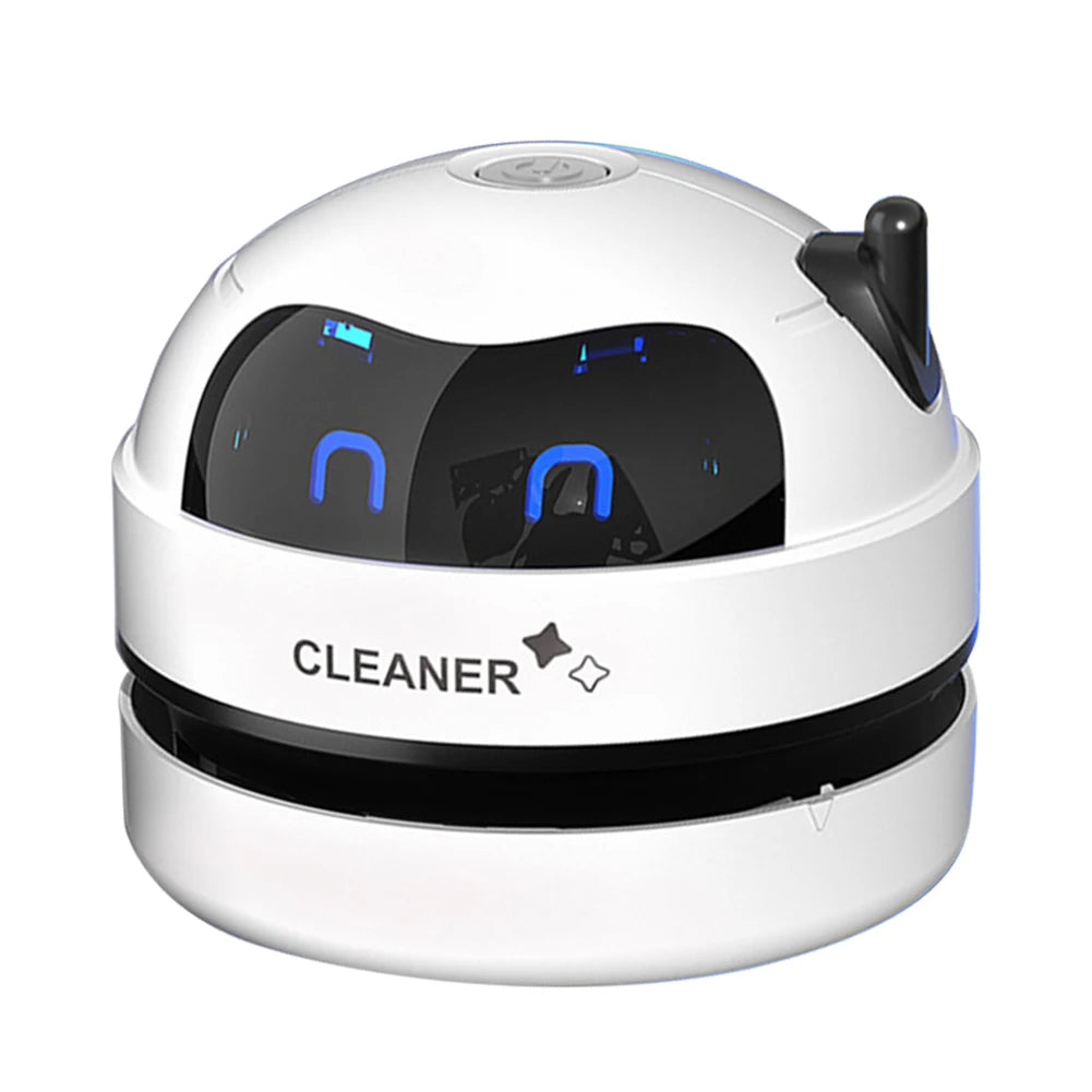 Gadgit Co Mini USB Desktop Vacuum Cleaner | Rechargeable, Detachable Nozzle, Pet Hair