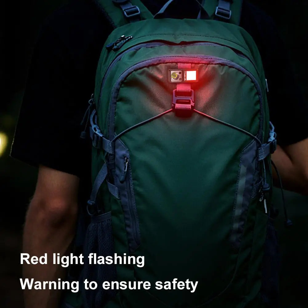 Gadgit Co Magnetic Clip Flashlight | 6 Modes, Gesture Sensor, IPX4, USB Rechargeable