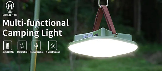 Gadgit Co Rechargeable LED Camping Lantern | Phone Charger, 10hr Battery, 2 Sizes