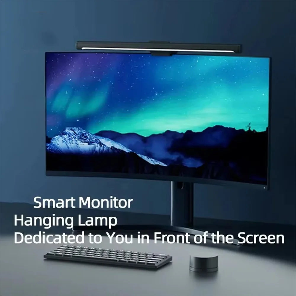 Gadgit Co™ – Premium Monitor Light Bar | Wireless Knob, Anti-Glare