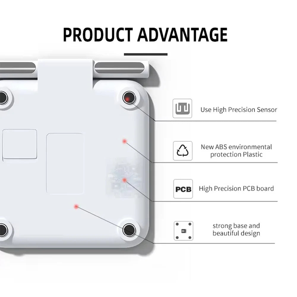 BioScan Pro™ – Smart Body Composition Scale with Handle