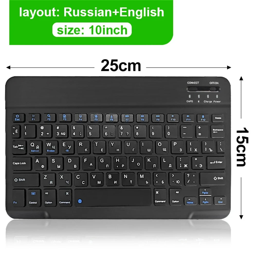 Bluetooth Wireless Keyboard Mouse For IOS Android Windows Tablet For iPad Air Mini Pro