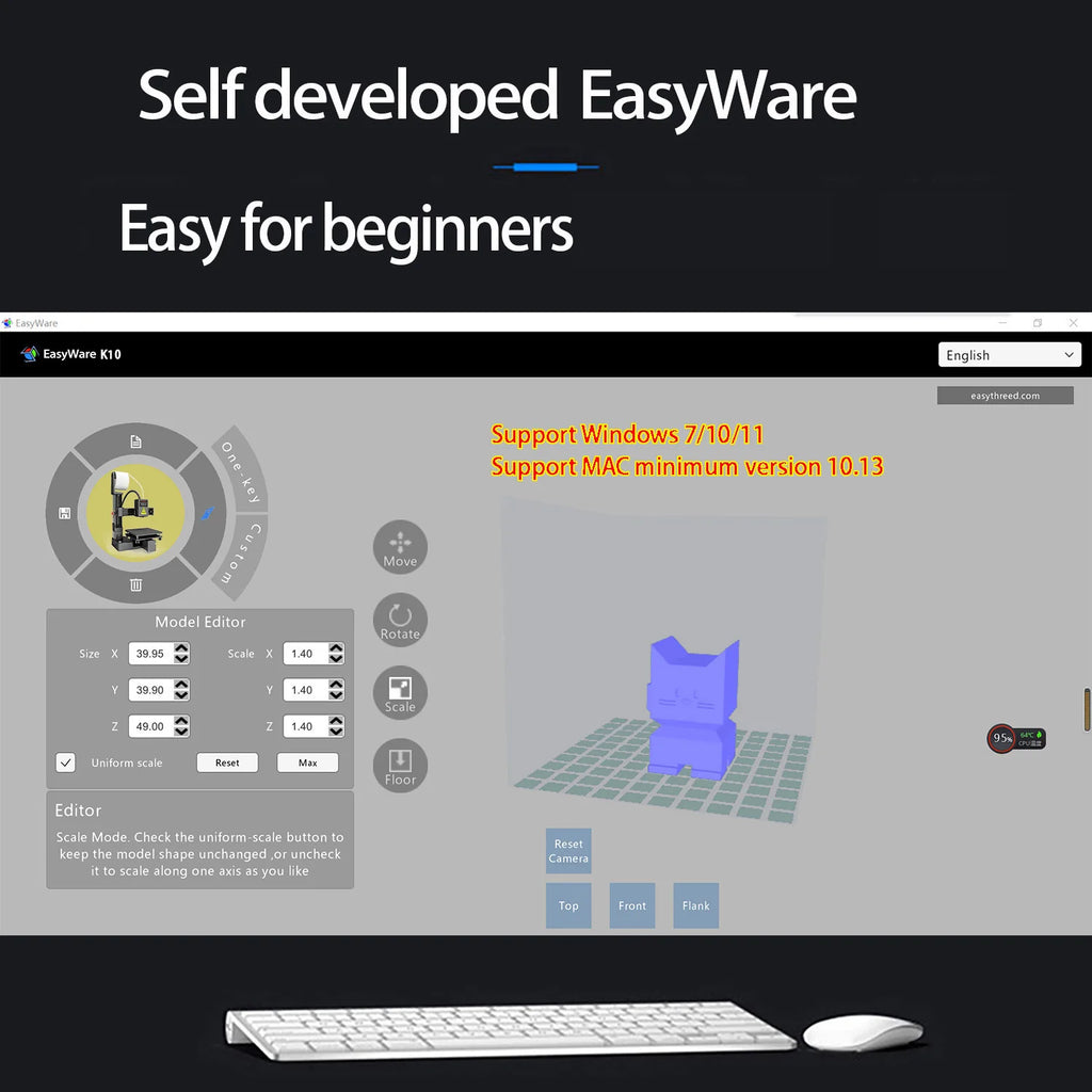 EasyThreed Entry™ – Compact Beginner 3D Printer