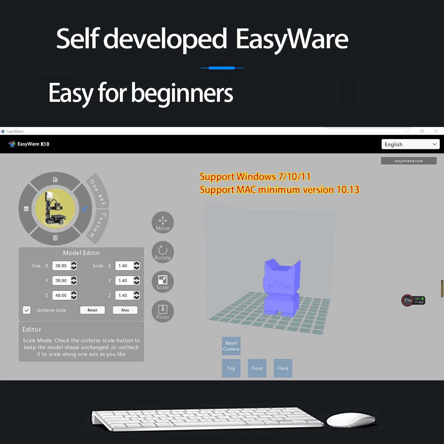 EasyThreed Entry™ – Compact Beginner 3D Printer
