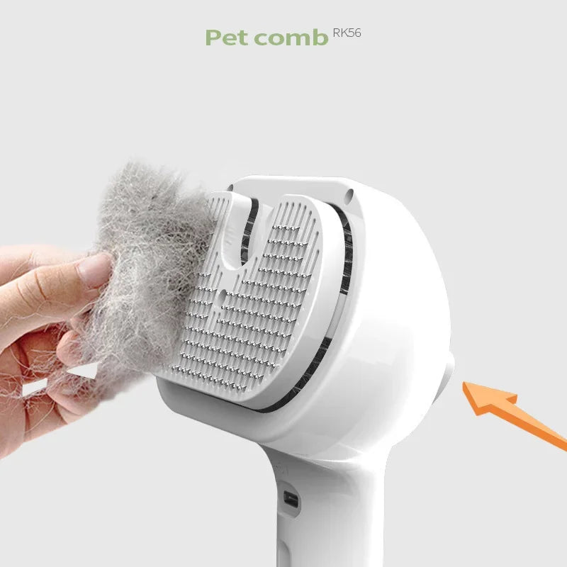 SteamGroom Pro™ – 2-in-1 Pet Steam Brush