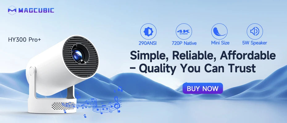 CineSphere X™ – Native 1080P Smart 360° Projector