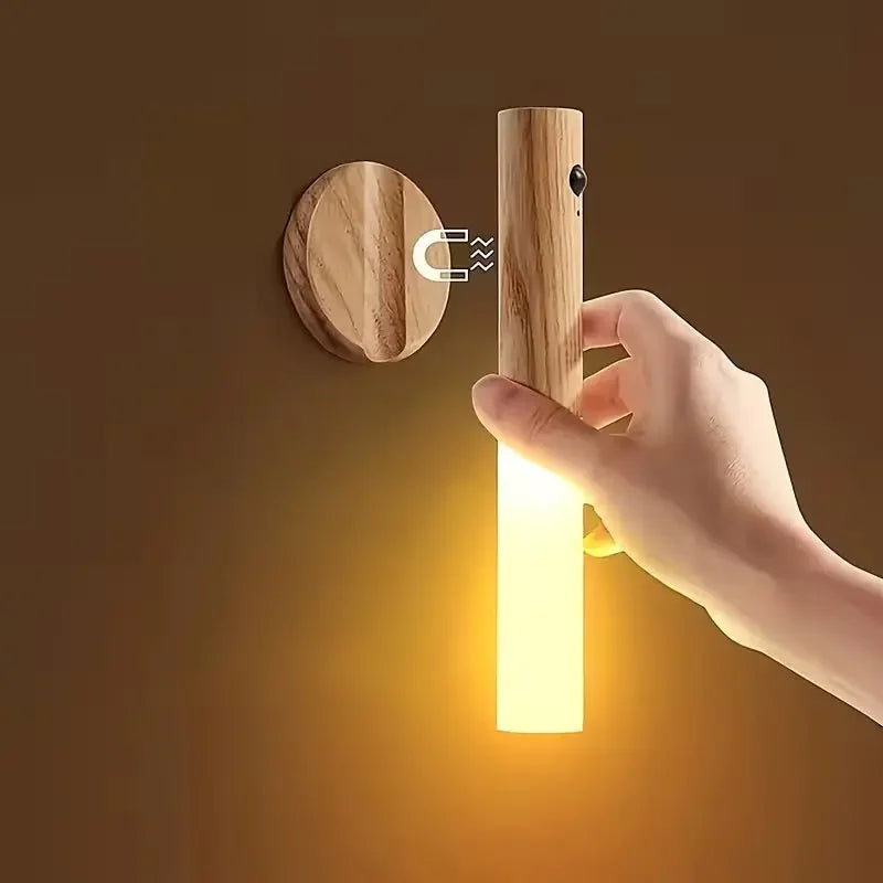 Gadgit Co ™ Magnetic Sensor LED Wall Night Light | Rechargeable, 3 Colours