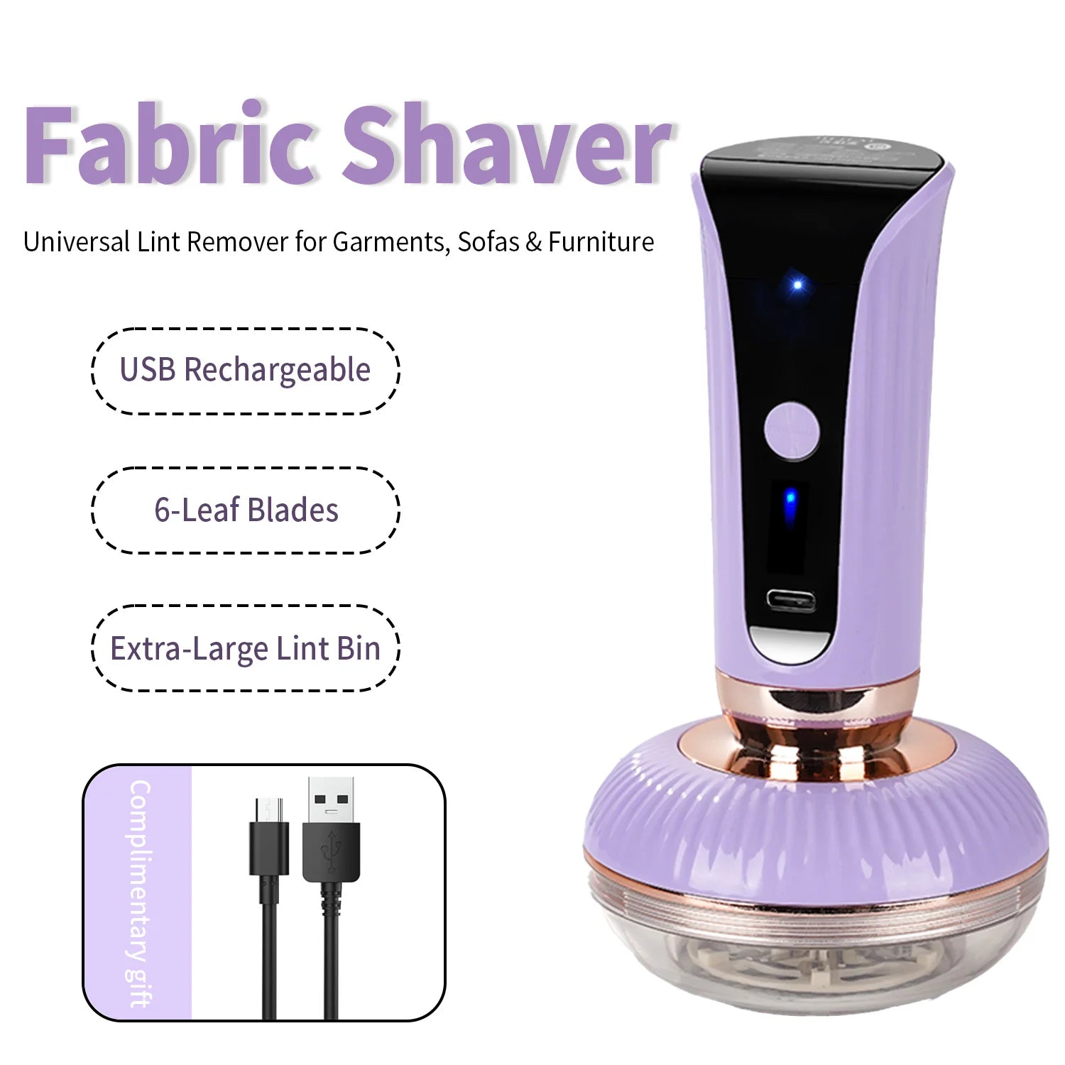 FabricRenew™ – Rechargeable Lint & Fuzz Remover
