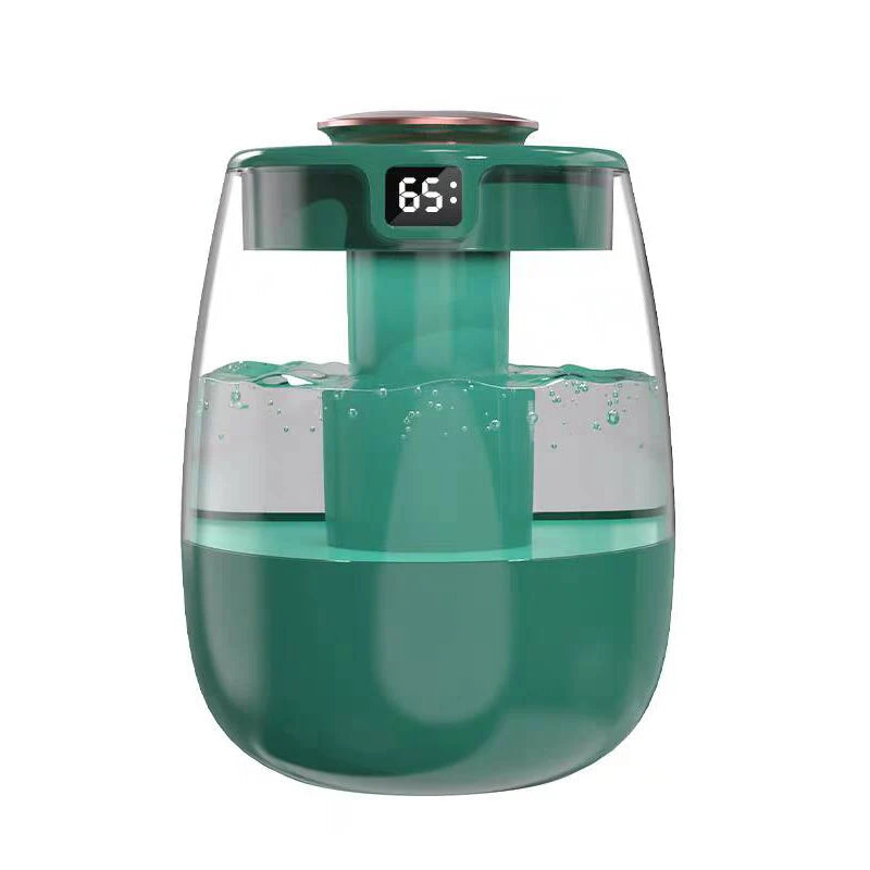 Gadgit Co 1.3L Large Capacity Dual Spray Desktop Humidifier | 20hr Runtime, Night Light