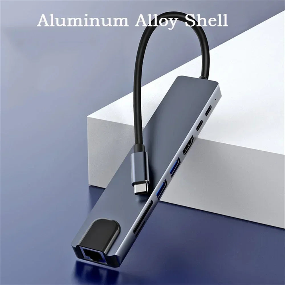 PortHub Pro™ – 8-in-1 USB-C Multiport Adapter