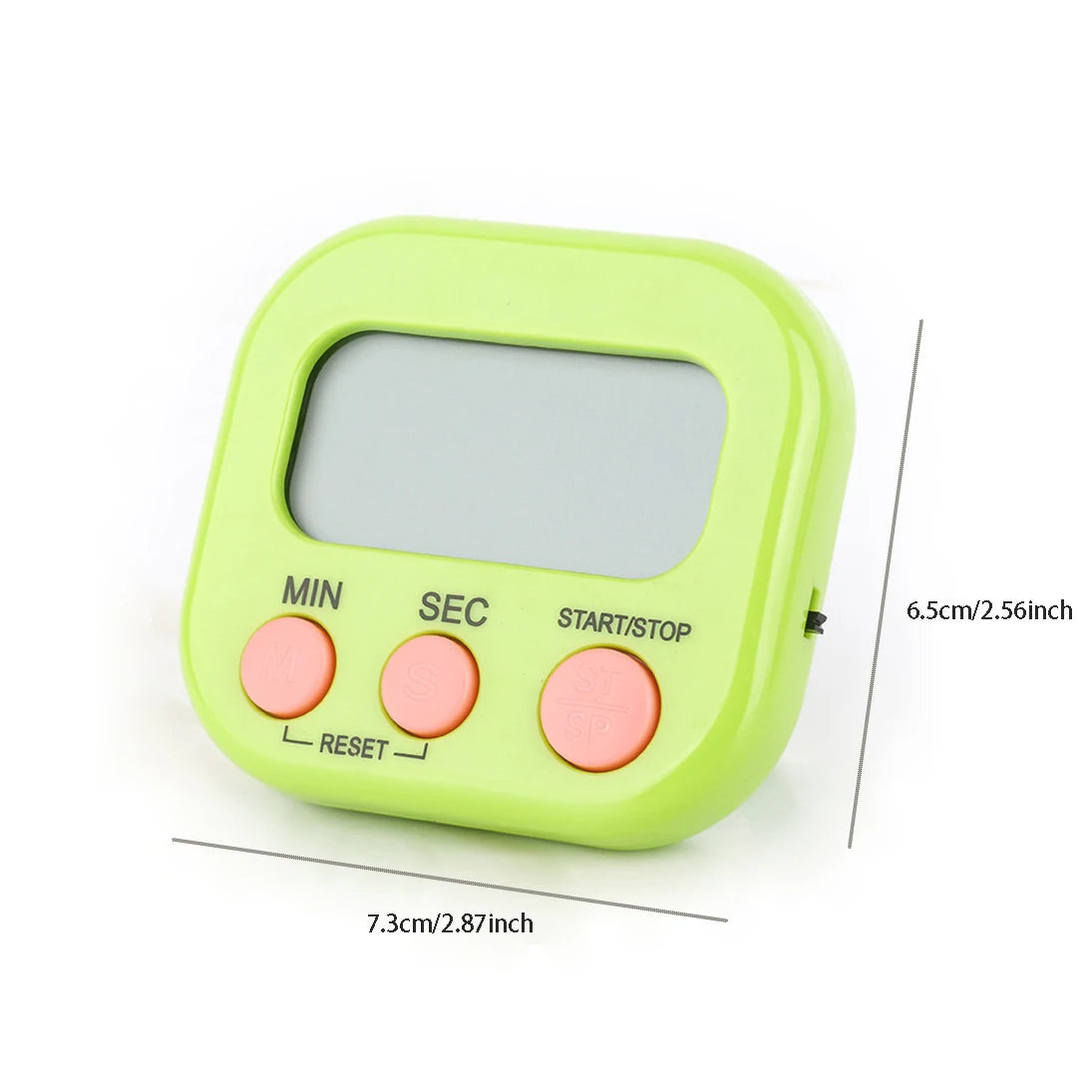Gadgit Co Mini Digital Kitchen Timer | 99 Min, Magnetic, Stand, Loud Alarm, 4 Colours