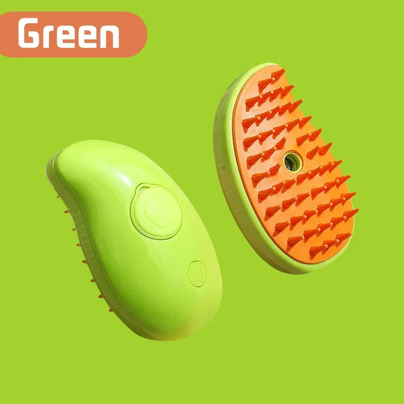 SteamGroom Pro™ – 2-in-1 Pet Steam Brush