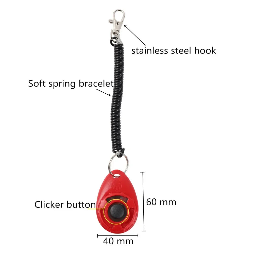 TrainClick™ – Pet Training Clicker with Wrist Strap