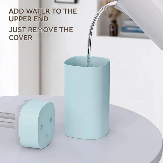 Gadgit Co Dual-Nozzle USB Humidifier | 600ml/h Super Mist, Ultra Quiet, Home & Car