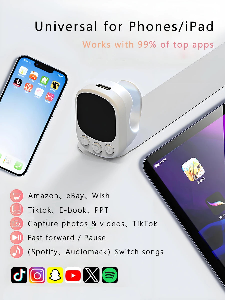 ScrollRing Pro™ – Smart Touch Remote Clicker