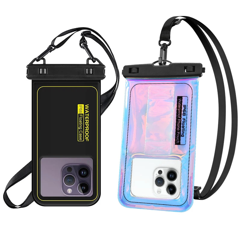 Gadgit Co™ – Floating Waterproof Phone Bag with Crossbody Strap (IPX8)