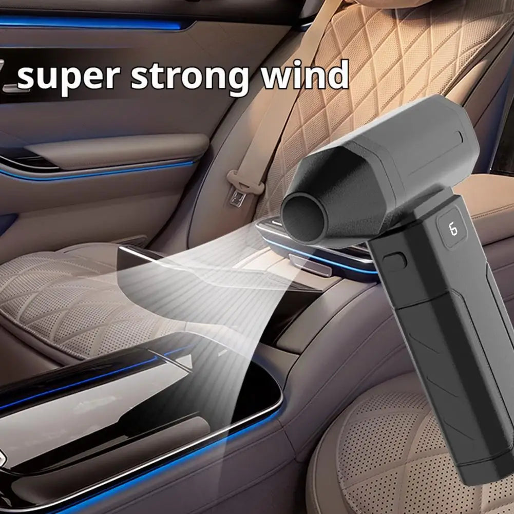 Gadgit Co™ Cordless Turbo Air Duster | 150,000 RPM, 6000mAh, 5-Speed